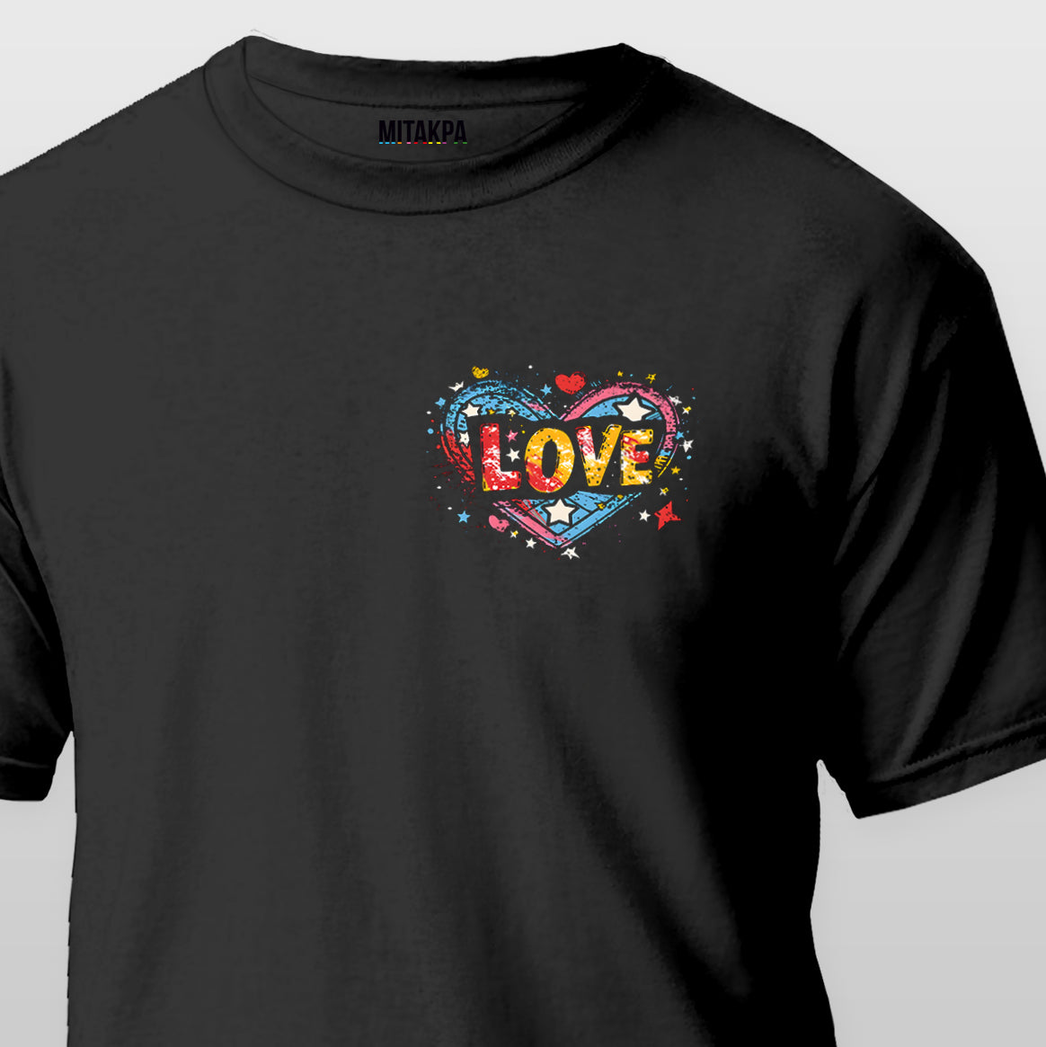 LOVE Black T-Shirts